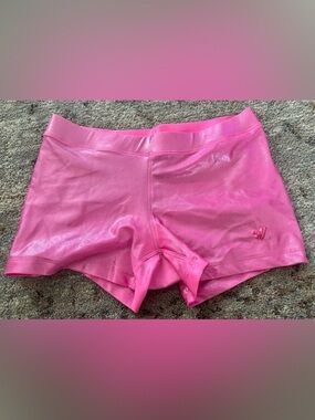 Varsity Spirit hot pink glittery sparkly stretch luster boyshorts bloomers